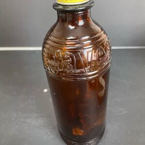 Vintage Javex Brown Glass Bottle